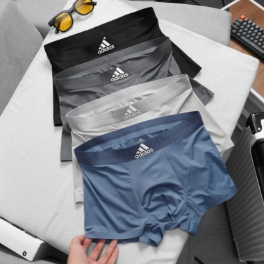 Quần Lót Nam BOXER Lụa Băng Lỗ Thông Hơi Kháng Khuẩn Mềm Mịn Combo 3 215.000₫