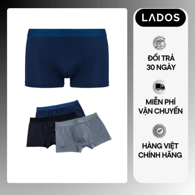 Quần Lót Nam Boxer Thun Lạnh Lados 24.164 - Co giãn, thoáng mát, form chuẩn size