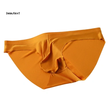 Quần lót nam Ice Silk mid‑waist màu trơn - Giá ưu đãi 82.125₫, mát, thoáng khí 4