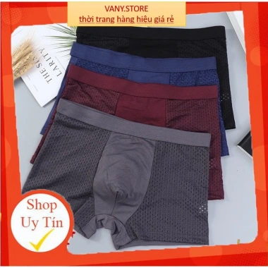 Quần Lót Nam Sịp Đùi Thông Hơi Cotton Cao Cấp Thoáng Mát FREESHIP Giá 24.999 VND