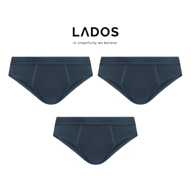 Quần Lót Nam Tam Giác Lados-7.145 Cotton Bamboo Co Giãn, Thoáng Mát, Thấm Hút Mồ Hôi - Combo 3 Quần Giá 141.000₫ 2