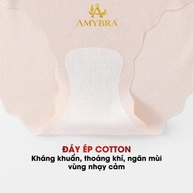 Quần Lót Nữ Cạp Vừa Đáy Dán Kháng Khuẩn, Chip Su Gân Mềm Mại, Thoáng Mát AMYBRA L8.368 - Giá 27.000đ 9 Quần Lót Nữ Cạp Vừa Đáy Dán Kháng Khuẩn, Chip Su Gân Mềm Mại, Thoáng Mát AMYBRA L8.368 - Giá 27.000đ 9