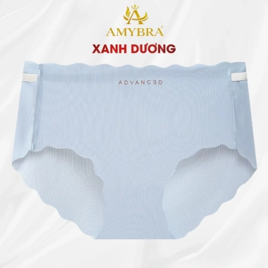 Quần Lót Nữ Cạp Vừa Đáy Dán Kháng Khuẩn, Chip Su Gân Mềm Mại, Thoáng Mát AMYBRA L8.368 - Giá 27.000đ