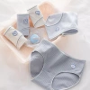 Quần lót nữ cotton 2 lớp đáy, họa tiết thú cute, cạp chip gân tăm co giản - 33.000đ 5