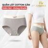 Quần Lót Nữ Cotton Cạp Chữ Cá Tính, Chip Vừa Đáy Kháng Khuẩn AMYBRA L1.226