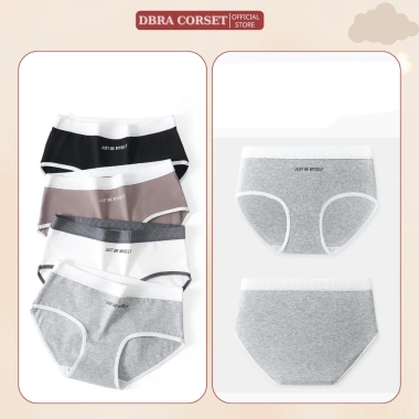 Quần Lót Nữ Cotton Co Giãn Dáng Thể Thao Just Be Myself - Đáy Cotton, Giá 108.000 VND