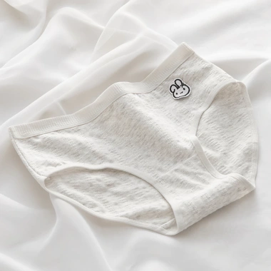 Quần Lót Nữ Cotton Co Giãn Mềm Mại, Chip Thêu Dễ Thương AMYBRA LA68 35.000
