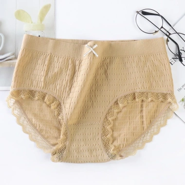 Quần Lót Nữ Cotton Dệt Kim A34 - Kháng khuẩn, thoáng mát, đính nơ xinh, tôn vòng 3, 9.800₫ 7