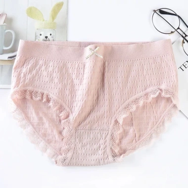 Quần Lót Nữ Cotton Dệt Kim A34 - Kháng khuẩn, thoáng mát, đính nơ xinh, tôn vòng 3, 9.800₫ 8