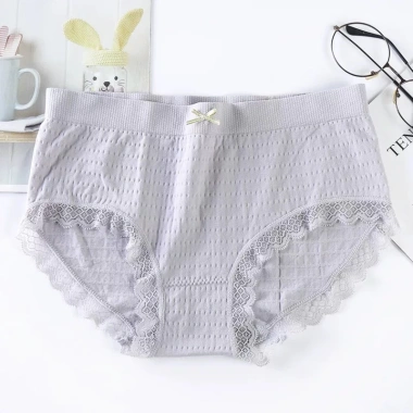 Quần Lót Nữ Cotton Dệt Kim A34 - Kháng khuẩn, thoáng mát, đính nơ xinh, tôn vòng 3, 9.800₫ 9