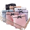 Quần Lót Nữ Cotton Gân Tăm A06 Kháng Khuẩn Thoáng Mát Viền Đen Đính Nơ FREESHIP 15k 7