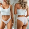 Quần Lót Nữ Cotton Gân Tăm, Chip Cạp Ôm Dáng Quyến Rũ - AMYBRA L246 47k 4