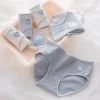 Quần Lót Nữ Cotton Gân Tăm Đáy 2 Lớp, Chip Cạp Vừa, Thú Dễ Thương AMYBRA L861 33k 4