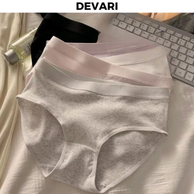 Quần lot nữ cotton gân tăm L2.416, đáy lót kháng khuẩn khử mùi, năng động, 39.800₫