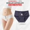 Quần Lót Nữ Cotton Gân Tăm Thoáng Khí Chip Cạp Vừa Đáy AMYBRA L2.509 Giá 42.000