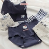 Quần Lót Nữ Cotton Gân Tăm Thoáng Khí Chip Cạp Vừa Đáy AMYBRA L2.509 Giá 42.000 3