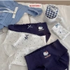 Quần Lót Nữ Cotton Gân Tăm Thoáng Khí Chip Cạp Vừa Đáy AMYBRA L2.509 Giá 42.000 5