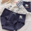 Quần Lót Nữ Cotton Gân Tăm Thoáng Khí Chip Cạp Vừa Đáy AMYBRA L2.509 Giá 42.000 6