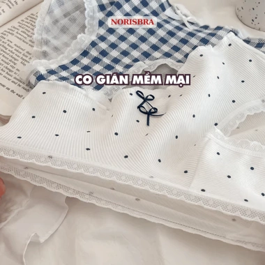 Quần Lót Nữ Cotton Gân Tăm Thoáng Khí Chip Cạp Vừa Đáy AMYBRA L2.509 Giá 42.000 8