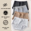 Quần Lót Nữ Cotton Gân Tăm Viền Su Mềm Mại, Chip Cạp Vừa Đáy Kháng Khuẩn AMYBRA L758 55k 4