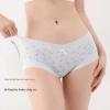 Quần Lót Nữ Cotton Gân Tăm Viền Su Mềm Mại, Chip Cạp Vừa Đáy Kháng Khuẩn AMYBRA L758 55k 9