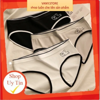 Quần Lót Nữ Cotton họa tiết heo thể thao gợi cảm tôn dáng A138 giá 15.000 VND