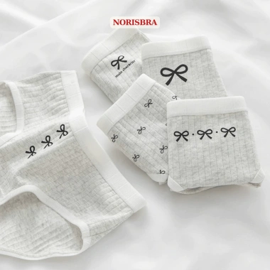 Quần Lót Nữ Cotton Kháng Khuẩn Thoáng Khí - Chip Cạp Vừa Đầy AMYBRA L1.108 2.026