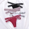 Quần Lót Nữ Cotton Lọt Khe A37 FREESHIP - Dây Đan Chéo, Viền In Chữ, Gợi Cảm 40k 3