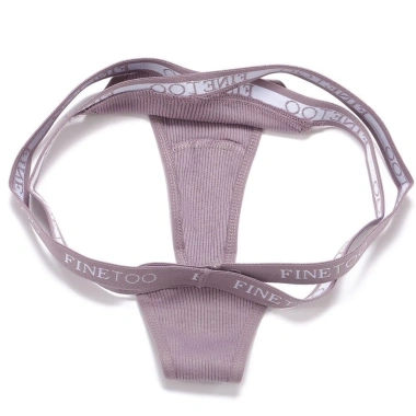 Quần Lót Nữ Cotton Lọt Khe A37 FREESHIP - Dây Đan Chéo, Viền In Chữ, Gợi Cảm 40k 5