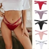 Quần Lót Nữ Cotton Lọt Khe A37 FREESHIP - Dây Đan Chéo, Viền In Chữ, Gợi Cảm 40k 7