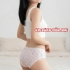 Quần Lót Nữ Cotton Mềm Họa Tiết Nữ Tính Chip Đáy May Kháng Khuẩn AMYBRA L1.133 2