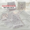 Quần Lót Nữ Cotton Mềm Họa Tiết Nữ Tính Chip Đáy May Kháng Khuẩn AMYBRA L1.133 4
