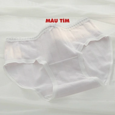 Quần Lót Nữ Cotton Mềm Họa Tiết Nữ Tính Chip Đáy May Kháng Khuẩn AMYBRA L1.133 10 Quần Lót Nữ Cotton Mềm Họa Tiết Nữ Tính Chip Đáy May Kháng Khuẩn AMYBRA L1.133 10