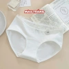 Quần Lót Nữ Cotton Mịn Cạp Ren Gợi Cảm Chip Cạp Vừa Đáy May AMYBRA L5.310 Giá 37k 10