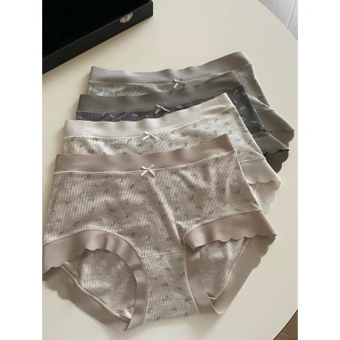 Quần lót nữ cotton nguyên chất mềm mại, không gây kích ứng, giảm giá 21% 38.561₫ 4