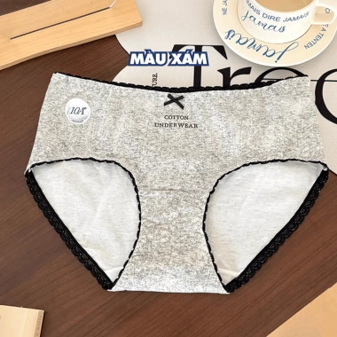 Quần Lót Nữ Cotton Ren Nữ Tính, Chip Đáy Kháng Khuẩn AMYBRA L5.210 – Giá 37.000₫ 10 Quần Lót Nữ Cotton Ren Nữ Tính, Chip Đáy Kháng Khuẩn AMYBRA L5.210 – Giá 37.000₫ 10