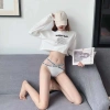 Quần Lót Nữ Cotton Sexy A58 Lót Khe Dây Hông Đan Chéo Viền Chữ – Giá 50.000₫ 6