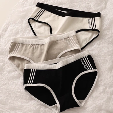 Quần Lót Nữ Cotton Sweet Cool sọc thể thao trẻ trung gợi cảm tôn dáng 12.990 VND