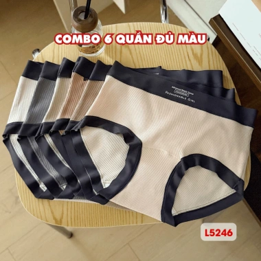 Quần Lót Nữ Cotton Thoáng Khí AMYBRA L5.246 - Cạp Cao, Viền Su Co Giãn, Giá 39.000 9 Quần Lót Nữ Cotton Thoáng Khí AMYBRA L5.246 - Cạp Cao, Viền Su Co Giãn, Giá 39.000 9