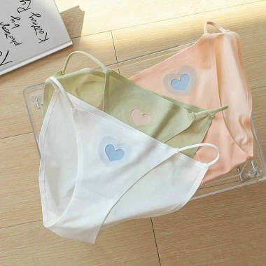 Quần lót nữ đúc su cao cấp A72 dây mảnh, trái tim mỏng mát, giá 35.000₫