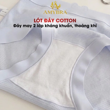 Quần Lót Nữ Đúc Su Lỗ Thoáng Khí, Chip Cạp Vừa Họa Tiết Gấu Dễ Thương AMYBRA L718 - 38K 9 Quần Lót Nữ Đúc Su Lỗ Thoáng Khí, Chip Cạp Vừa Họa Tiết Gấu Dễ Thương AMYBRA L718 - 38K 9