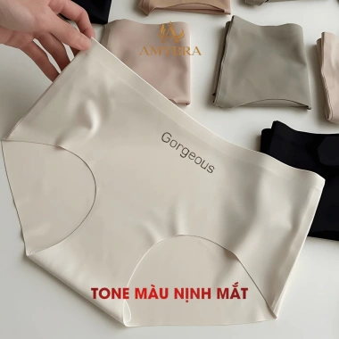 Quần Lót Nữ Đúc Su Mềm Mịn Thoáng Khí, Chip Đáy Ép Kháng Khuẩn AMYBRA L057 43k 6