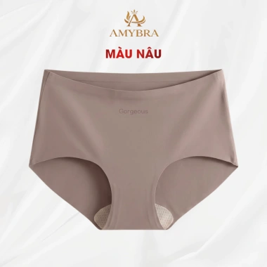 Quần Lót Nữ Đúc Su Mềm Mịn Thoáng Khí, Chip Đáy Ép Kháng Khuẩn AMYBRA L057 43k 10
