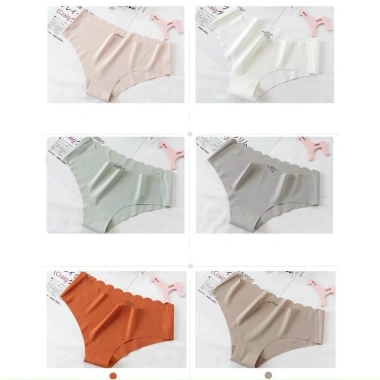 Quần Lót Nữ Đúc Su Thun Lạnh Không Đường May Viền Sóng Mềm Mại Kháng Khuẩn A62 50.000 VND 2 Quần Lót Nữ Đúc Su Thun Lạnh Không Đường May Viền Sóng Mềm Mại Kháng Khuẩn A62 50.000 VND 2