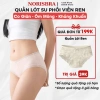 Quần lót nữ đức su viền ren AMYBRA L369 - mềm mịn, co dãn, đáy 2 lớp