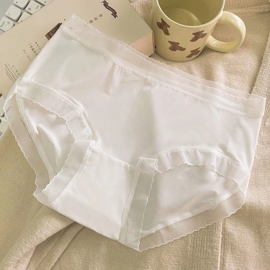 Quần lót nữ đức su viền ren AMYBRA L369 - mềm mịn, co dãn, đáy 2 lớp 10 Quần lót nữ đức su viền ren AMYBRA L369 - mềm mịn, co dãn, đáy 2 lớp 10