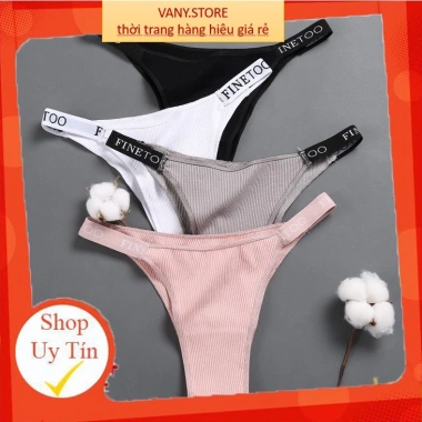 Quần Lót Nữ FREESHIP Cotton Gân Tăm Cao Cấp A36 Sexy Quyến Rũ gia 40.000 VND