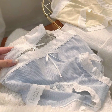 Quần Lót Nữ FREESHIP Cotton Viền Sóng Kháng Khuẩn Sexy Gợi Cảm A123
