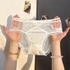 Quần Lót Nữ Gợi Cảm Ánh Sáng Sang Trọng, Kháng Khuẩn Đáy Mỹ, Ren Desire Trong Suốt Satin Lụa – Giá 40.986₫ 3