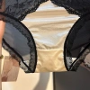 Quần Lót Nữ Gợi Cảm Ánh Sáng Sang Trọng, Kháng Khuẩn Đáy Mỹ, Ren Desire Trong Suốt Satin Lụa – Giá 40.986₫ 8